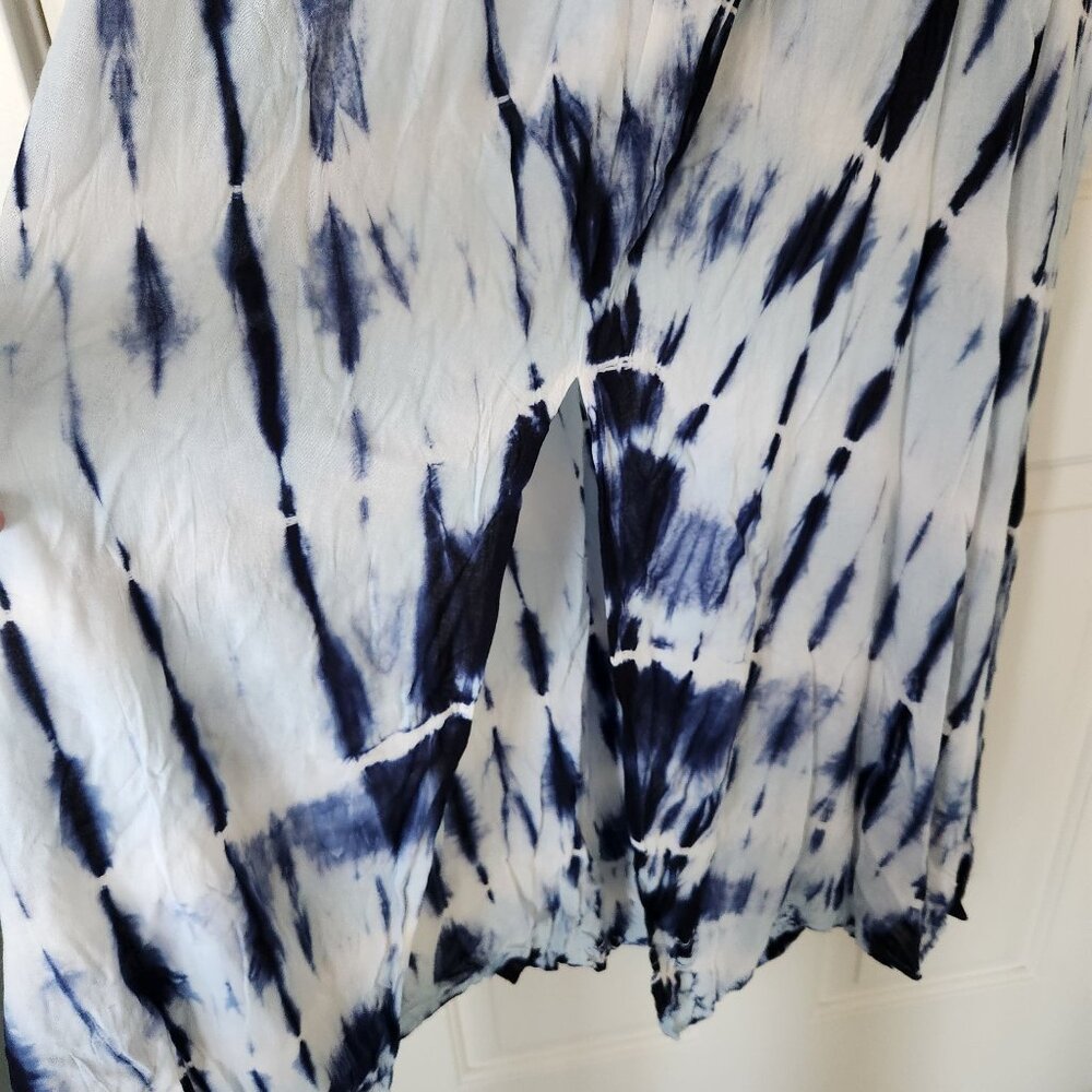 NEW Swimsuits For All Tie-Dye Sleeveless Maxi Cover Up Smocked Dress Beach Pool - Picture 6 of 10